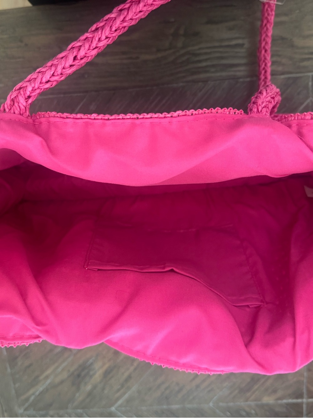 Juicy Couture Pink Woven Tote Bag With Bracelets - Picture 5 of 8